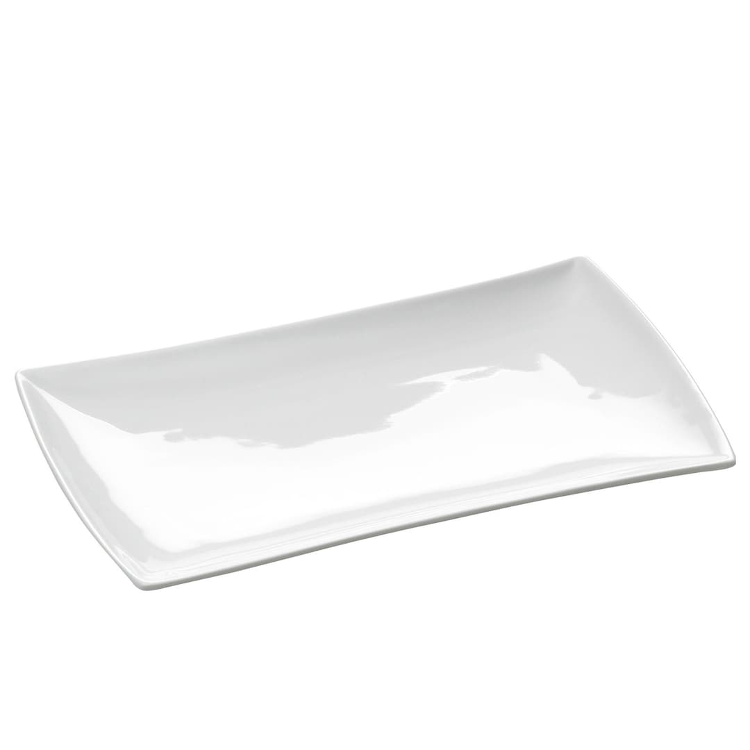 MAXWELL & WILLIAMS Platte EAST MEETS WEST 20,5 x 11,5 cm Hartporzellan weiß