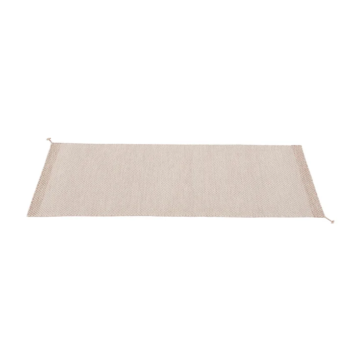 Muuto - Ply Teppichläufer, 80 x 200 cm, hellrosa