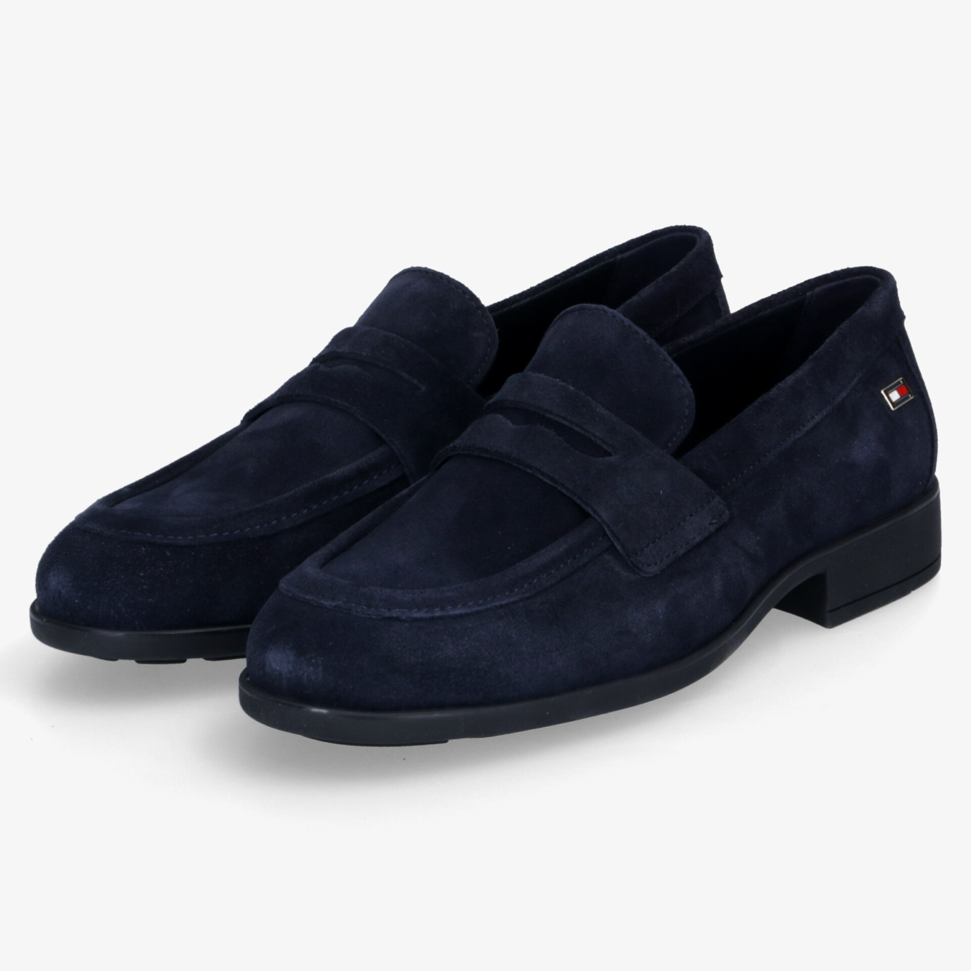 TOMMY HILFIGER Damen Slipper blau