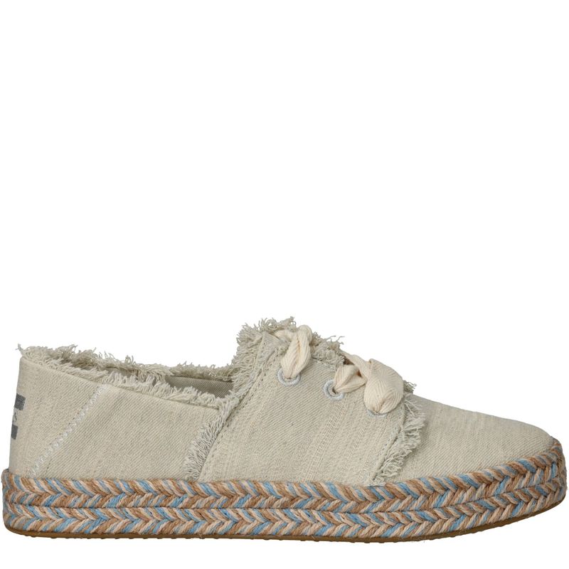 Toms Carolina Lace Up Instappers Beige Dames
