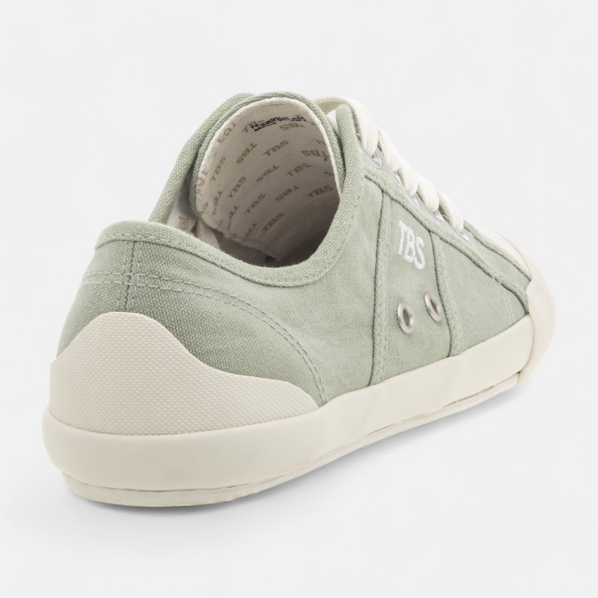 Baskets en toile Femme vert
