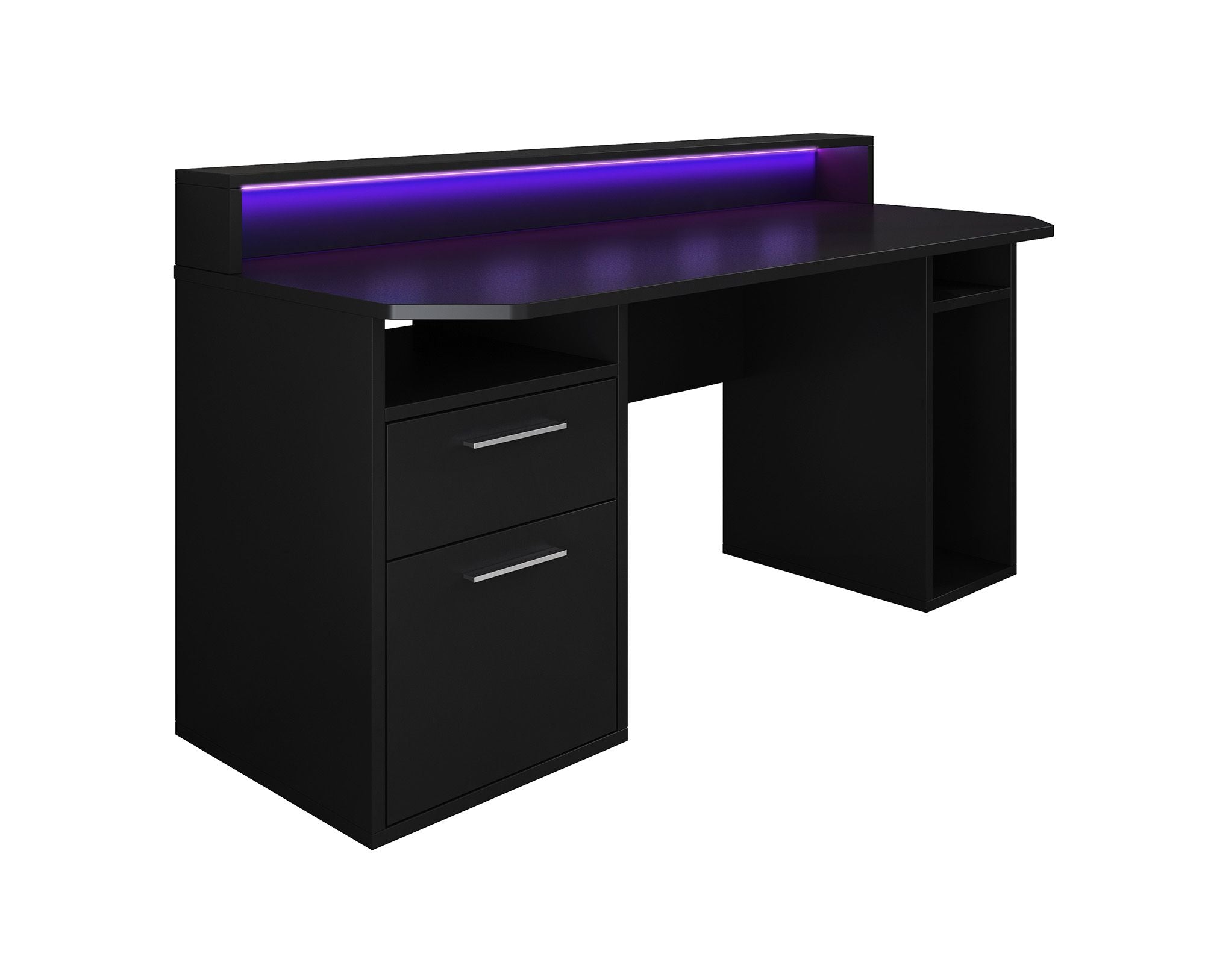 Tamara 3 - Bureau - Zwart - 160x72 cm