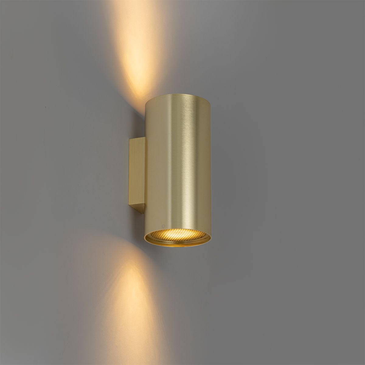 Design wandlamp goud rond 2-lichts - Sab Honey