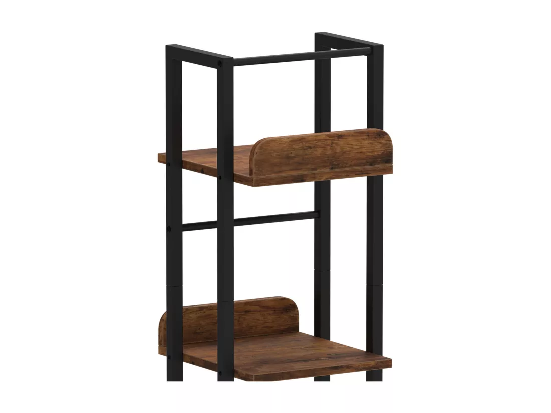 YITAHOME Étagère Pivotante à 5 Niveaux, Étagère d'Angle Pivotante à 360°pour le Salon, la Chambre à Coucher
