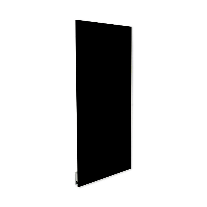 Radiateur électrique à rayonnement Ilo Emeraude en verre Design Noir 750W