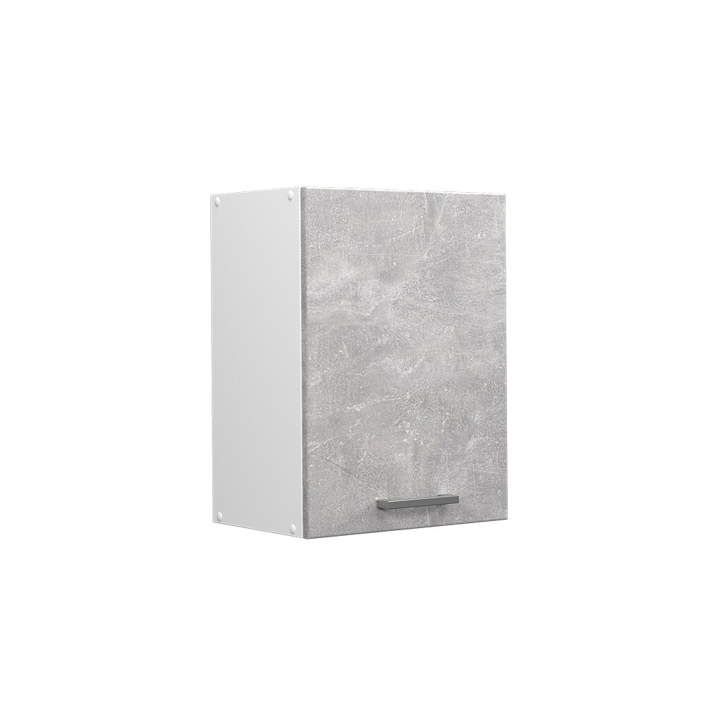 Vicco Hängeschrank Küchenschrank Küchenzeile R-Line 45 cm Weiß Beton Tür Fächer