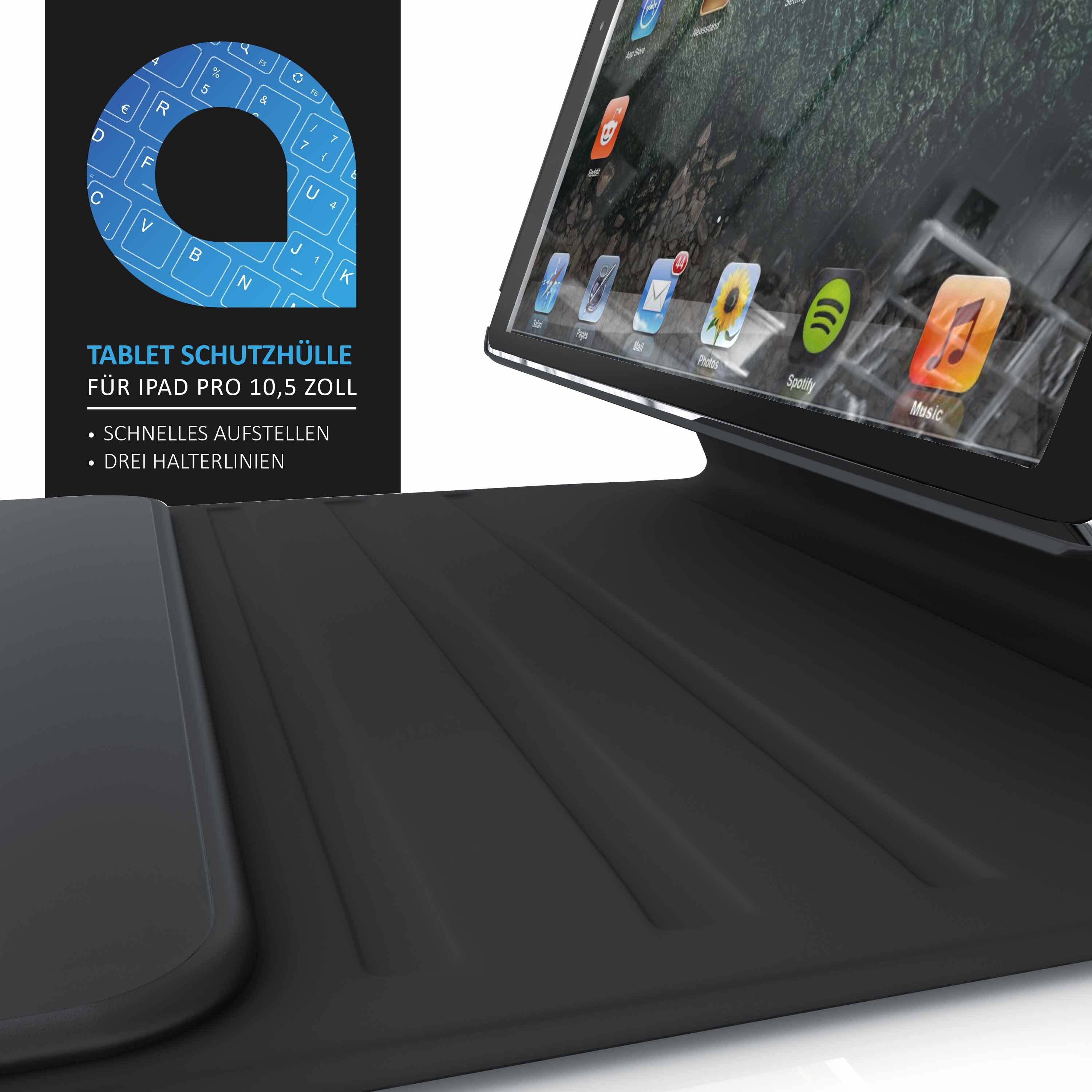 Aplic Tablet-Tastatur, Kunstledercase für iPad Pro 10,5