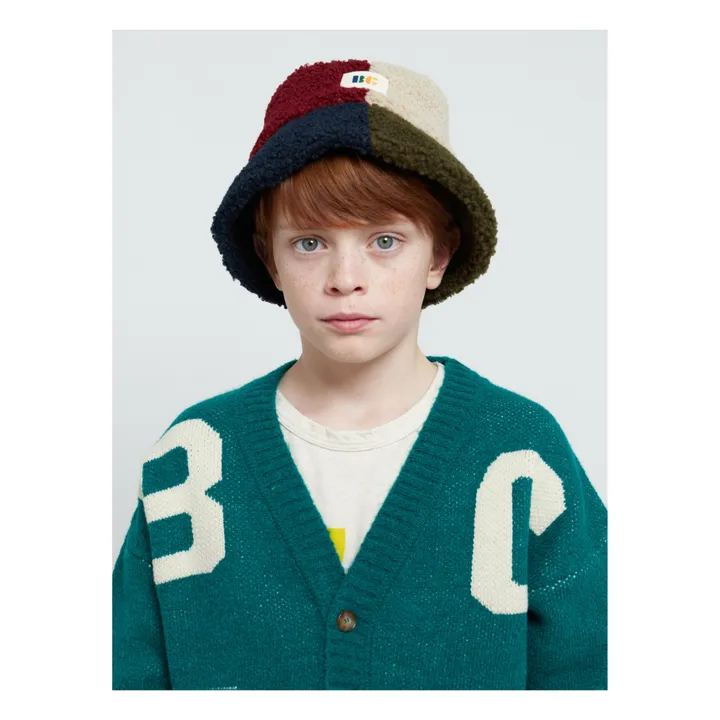 Bobo Choses Chapeau Façon Fourrure Colorblock | Ecru