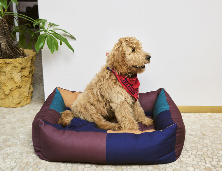 Hay HAY Dogs Bed-Large-Burgundy, green