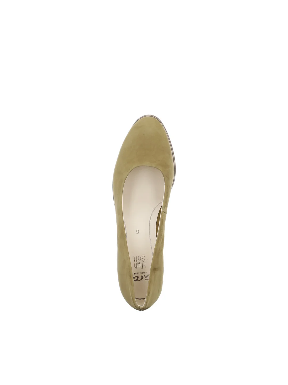 Plateaupumps Orly khaki