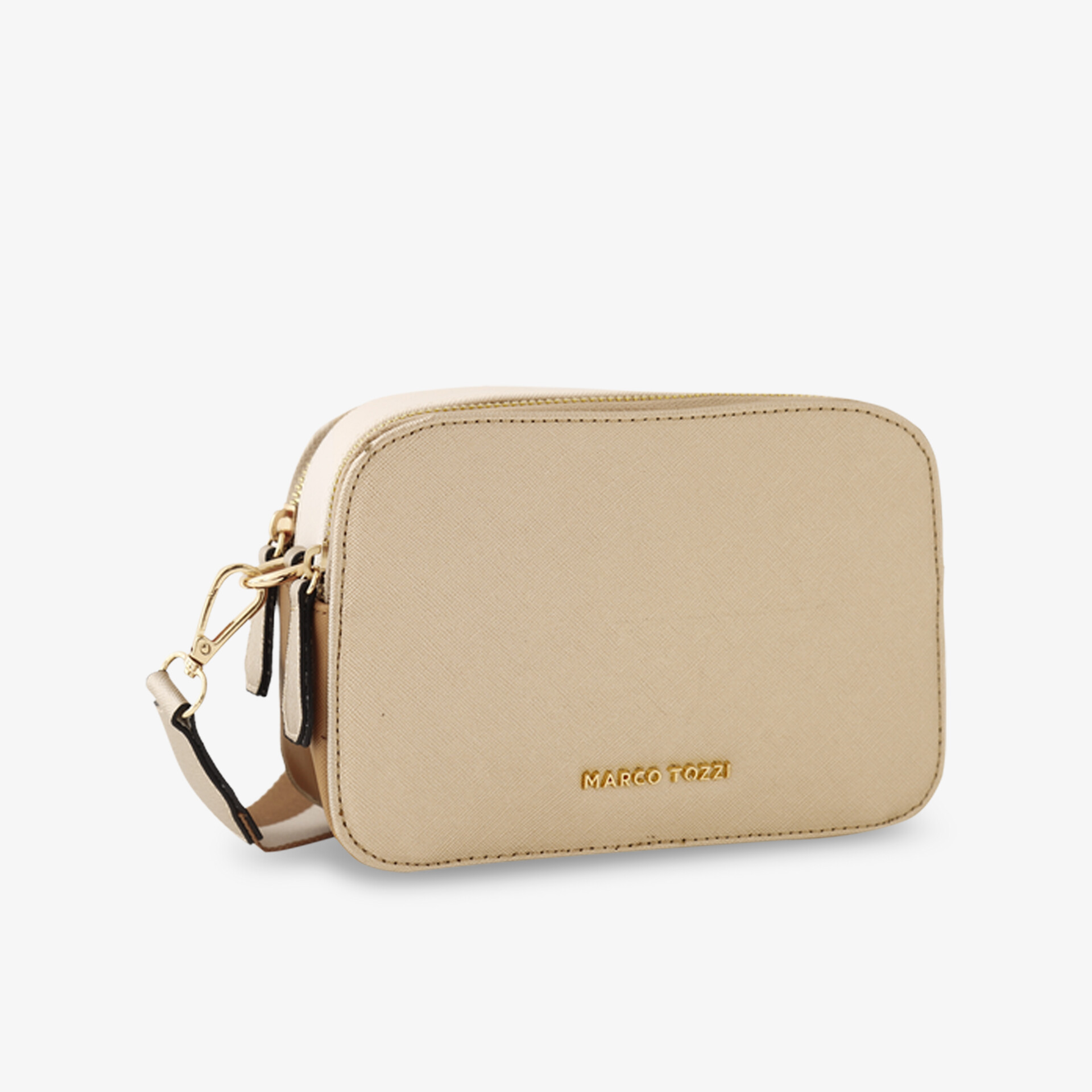 MARCO TOZZI Damen Umhängetasche beige