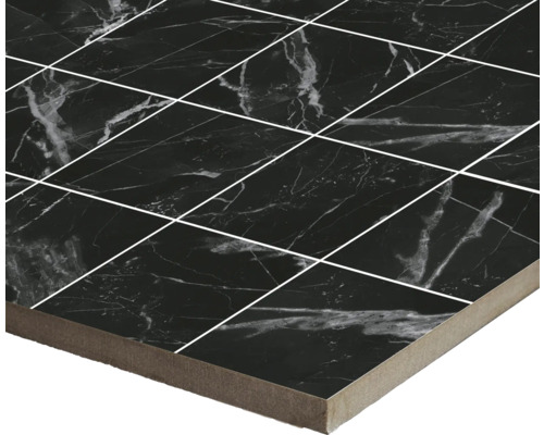 MIRAVA mozaïek LUCCA Nero mat R10 B 30 cm x 30 cm x 0,9 cm