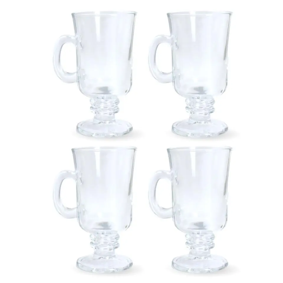 OTIX Irish Coffee glazen Latte macchiato Koffietassen 4 stuks 240ml