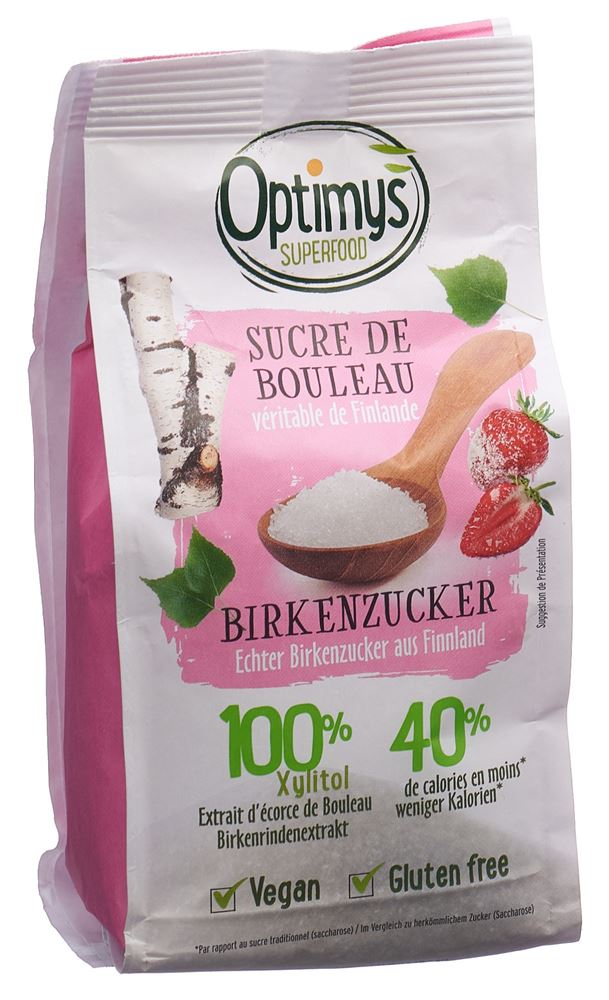 OPTIMYS Birkenzucker Xylitol<br>400 g, Beutel
