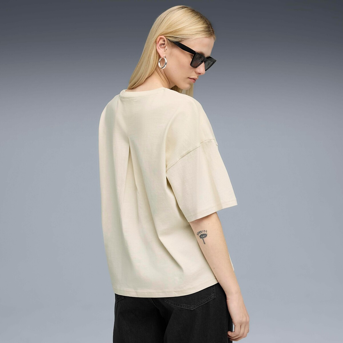 PUMA<br>Camiseta de manga curta com gola redonda HER