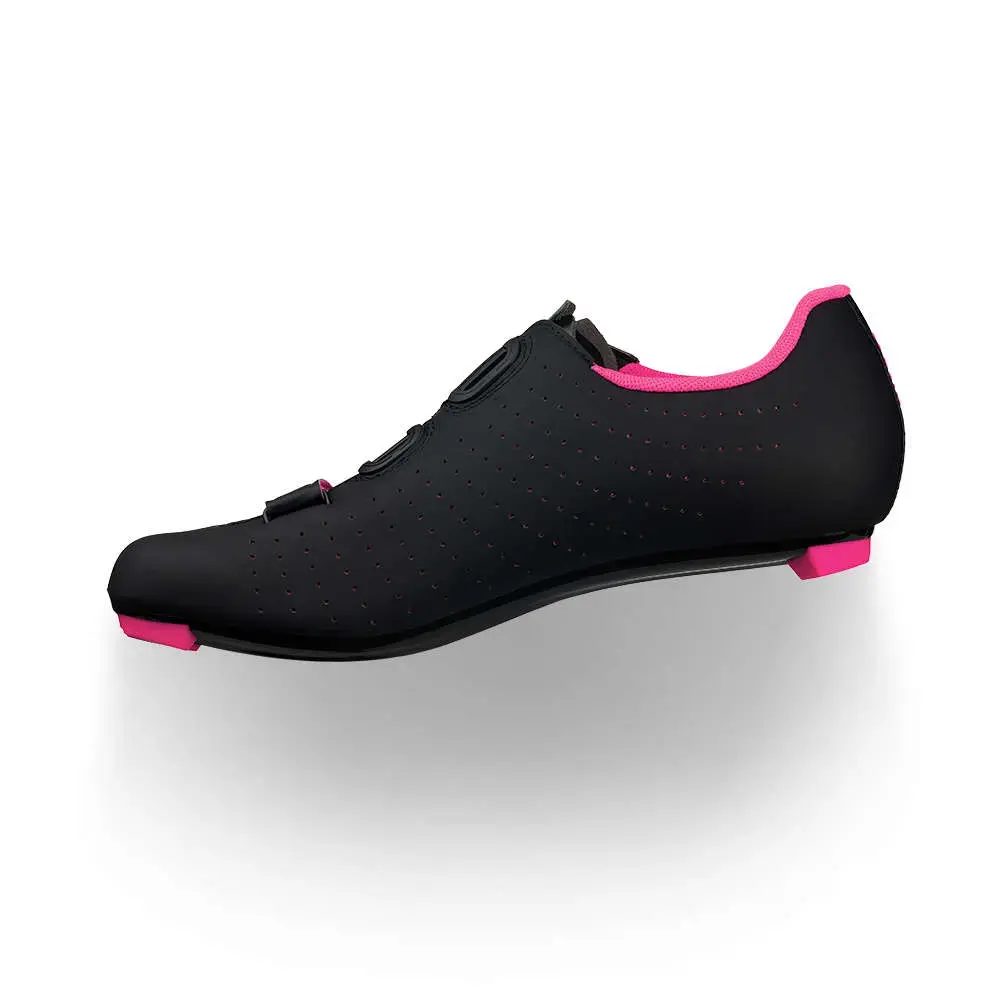 Fizik Tempo Overcurve R5 Wielrenschoenen Zwart/Fluo Roze