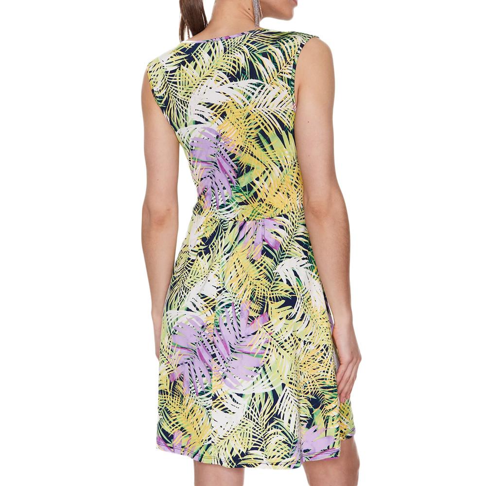 Morgan Robe Verte/Violette Femme Morgan Rlilou