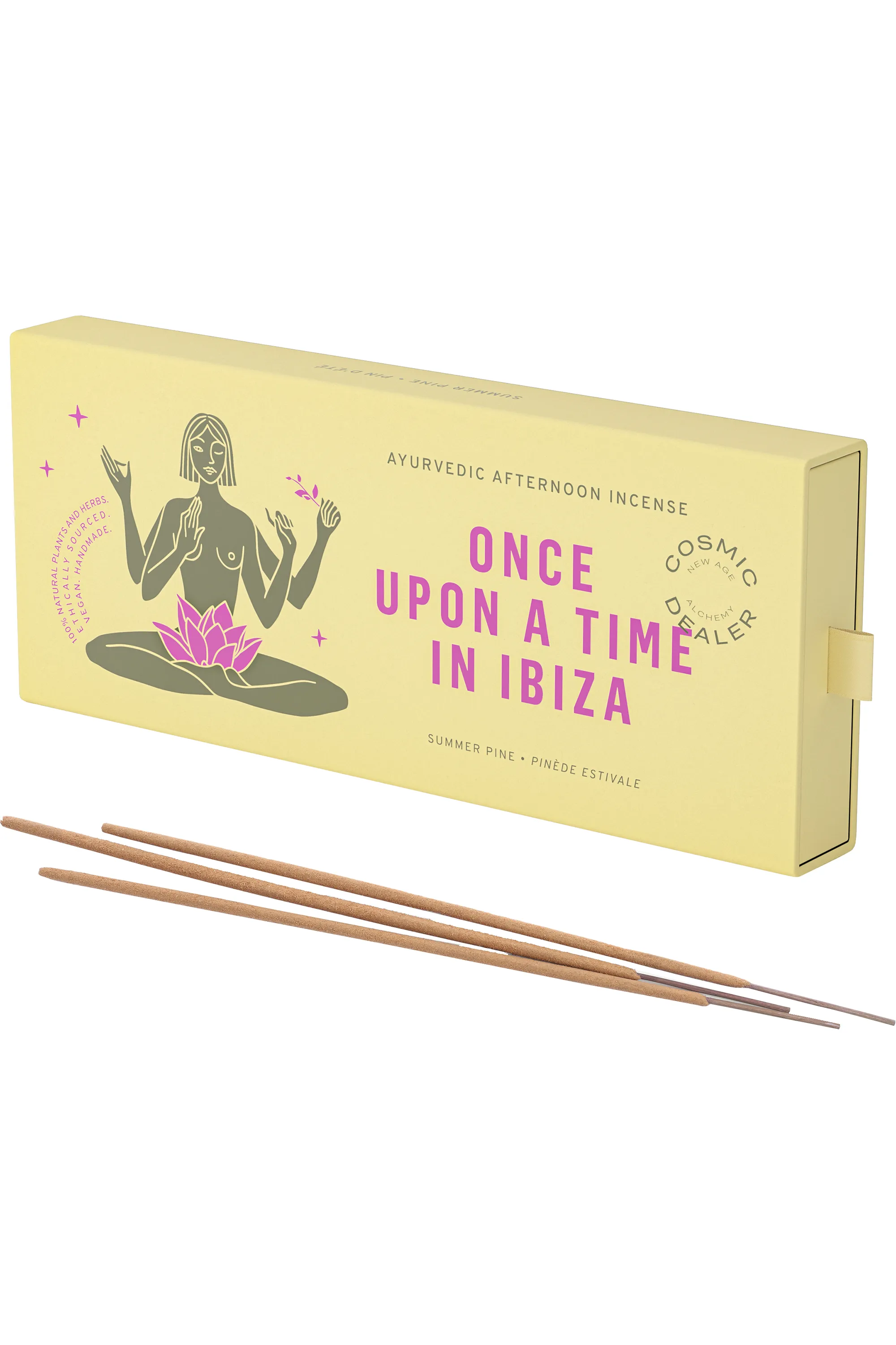 Cosmic Dealer Encens Pin & Herbes de l’Himalaya « Once Upon a Time in Ibiza »