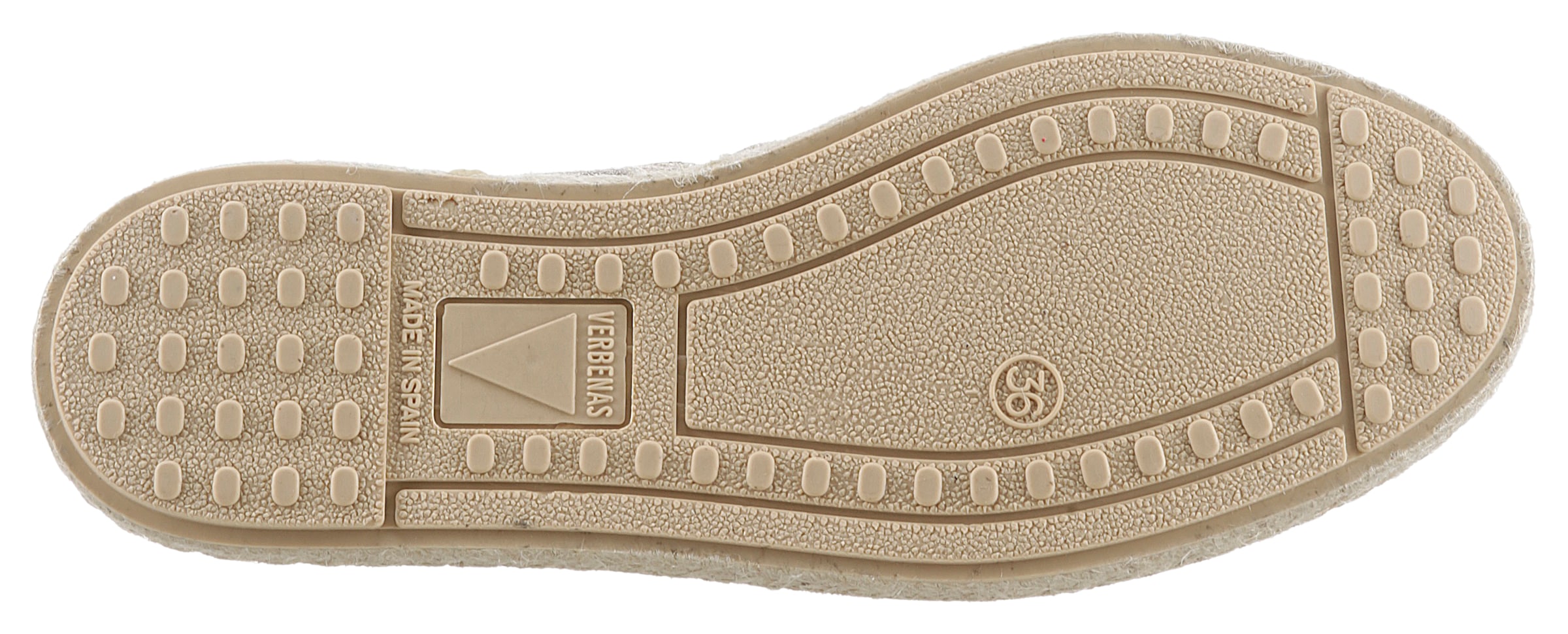 VERBENAS Espadrille »CARMEN NUCLEO METAL«  , Slipper, Sommerschuh, Strandschuh im Metallic Look