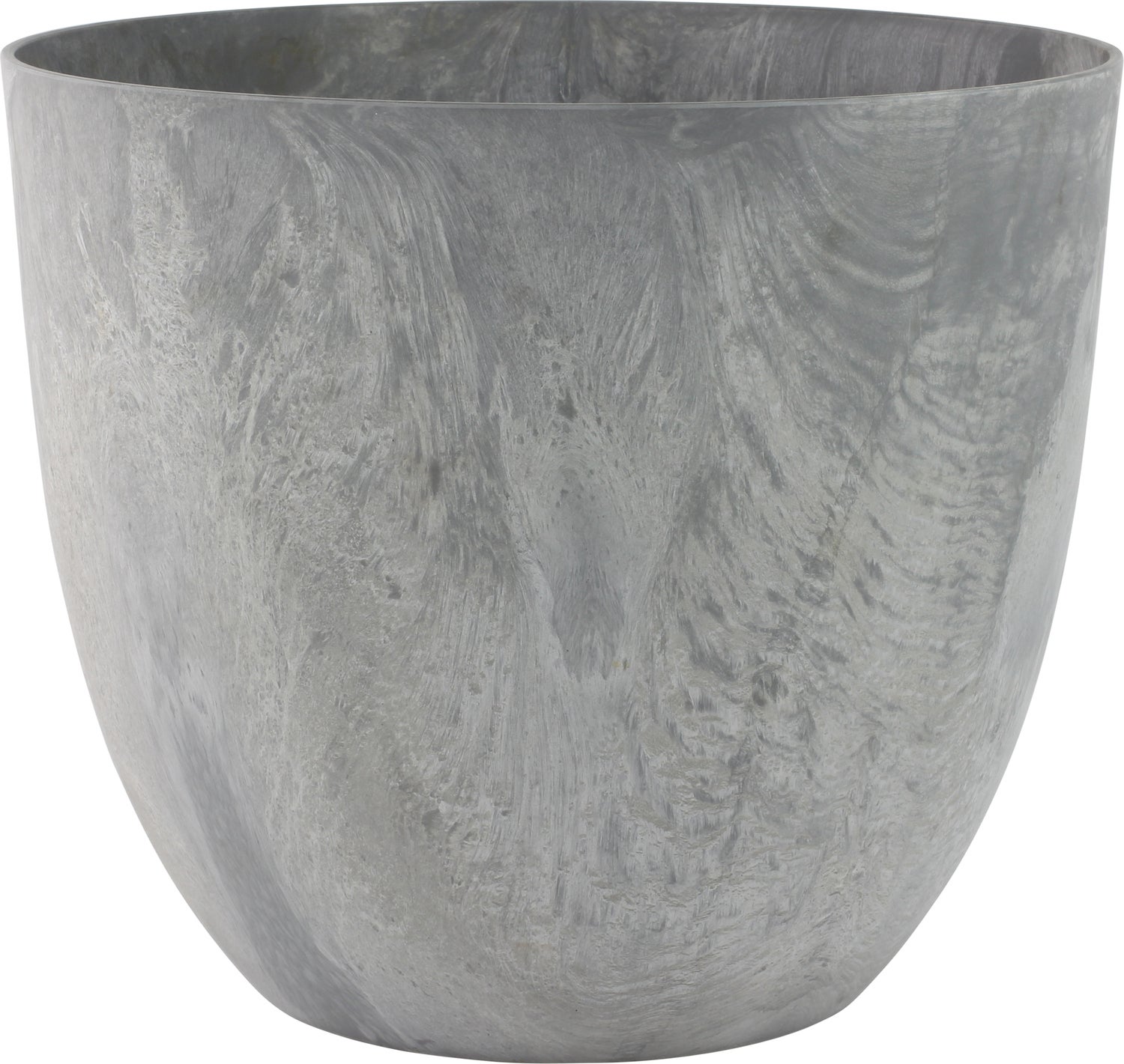 Artstone bloempot Bola D 45 H 38 cm grijs