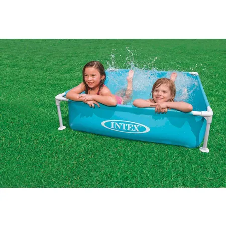 Intex Frame Pool Mini blau 122 x 122 x 30cm