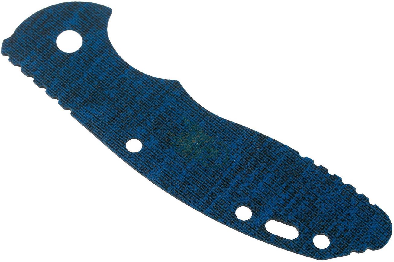 Rick Hinderer XM-18 3,0” greepschaal, Blue/Black G10