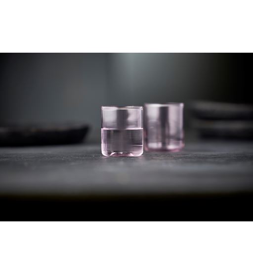 Lyngby Glas Torino 2-pak Shotglas, Pink, 6 cl