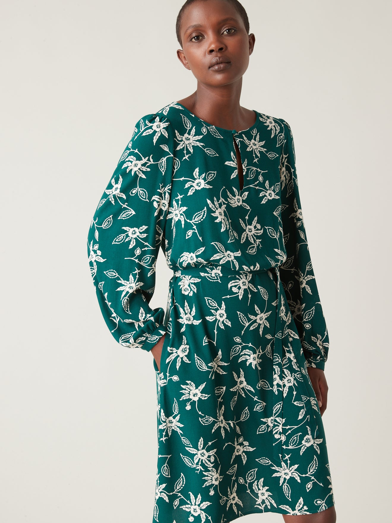 Robe courte femme imprimé Thais
