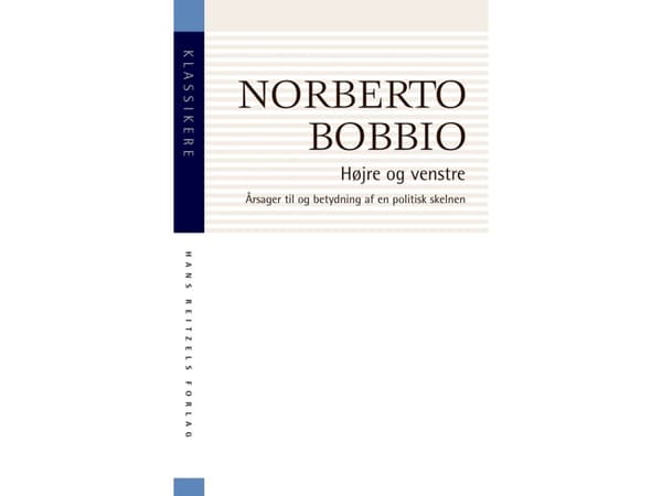 Højre og venstre | Norberto Bobbio | Språk: Dansk