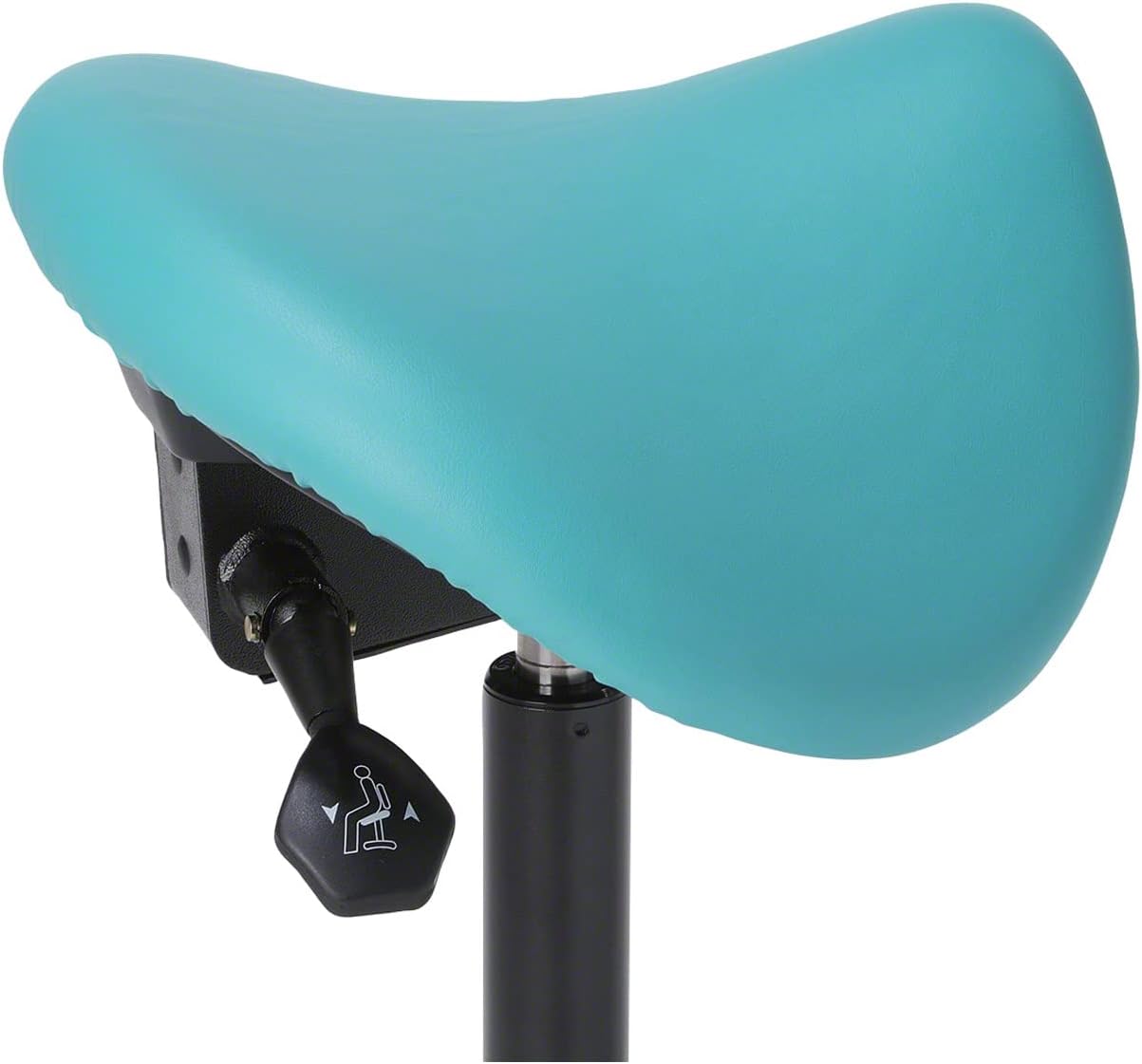 Sport-Tec Sattelhocker Standard mit Polster und Rollen, Rollhocker, Arbeitshocker
