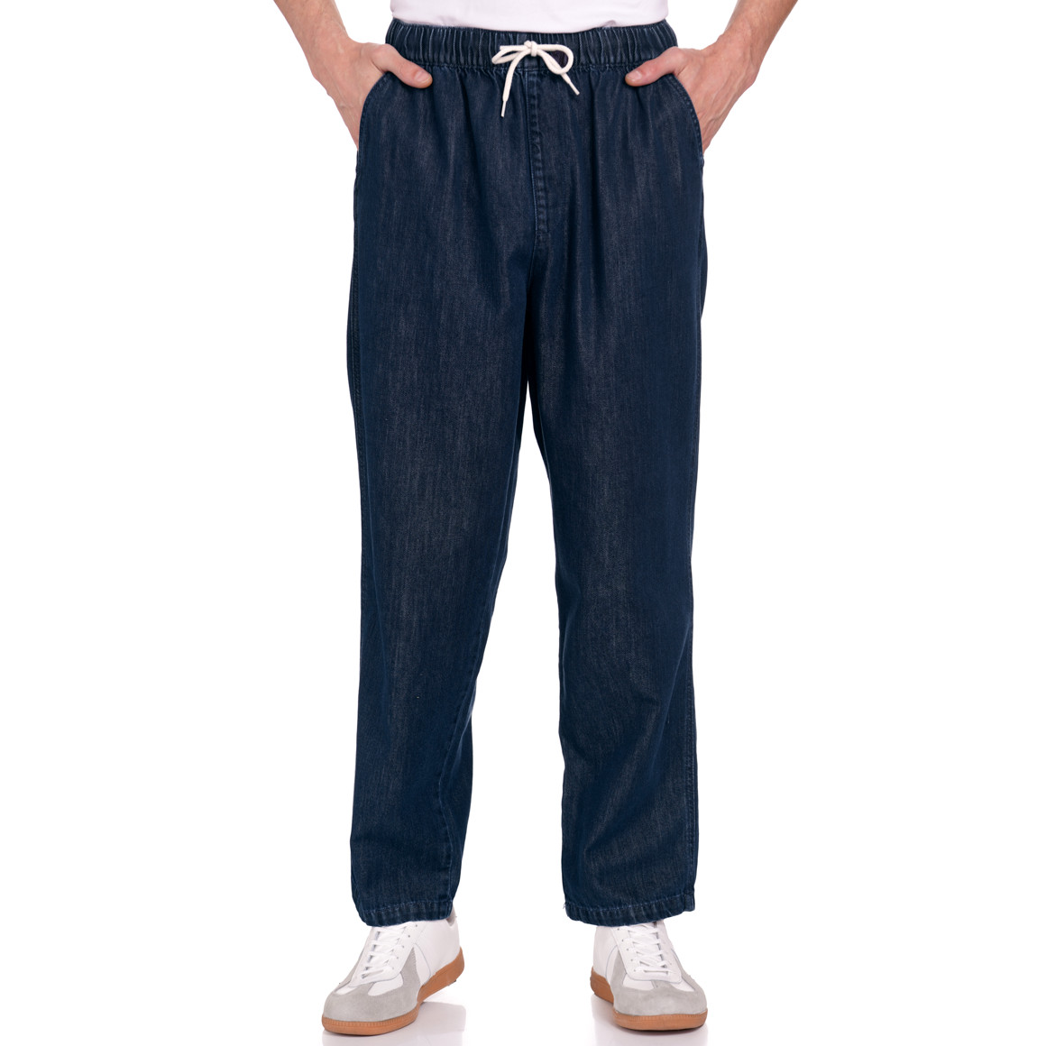 Jonas Nielsen Herren Hose in Denim-Optik dunkelblau
