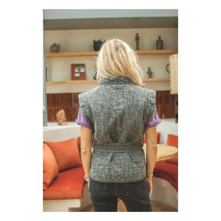 Marlot Paris Veste Sans Manches Anab - Collection Femme | Gris