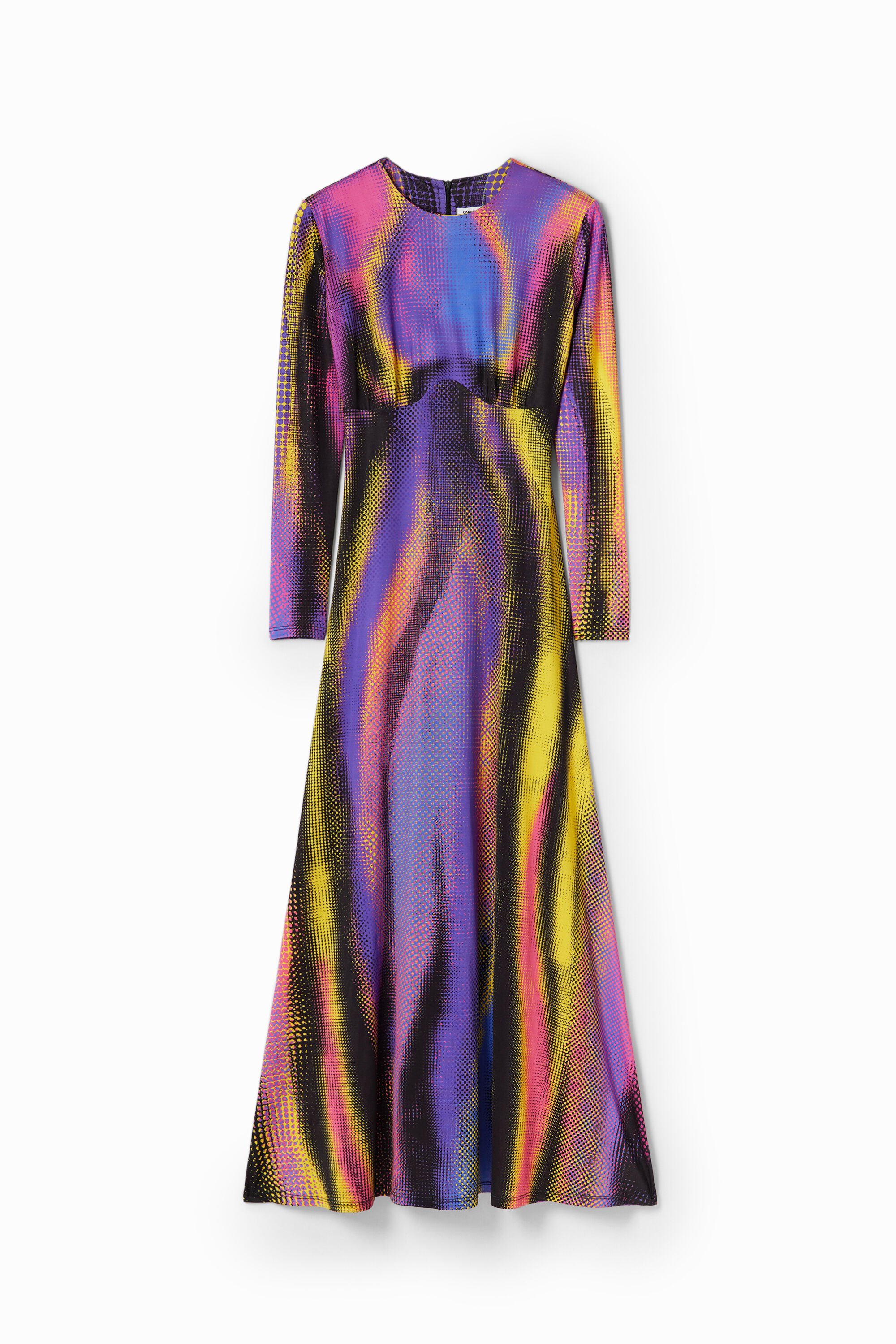 Vestido maxi justo da María Escoté