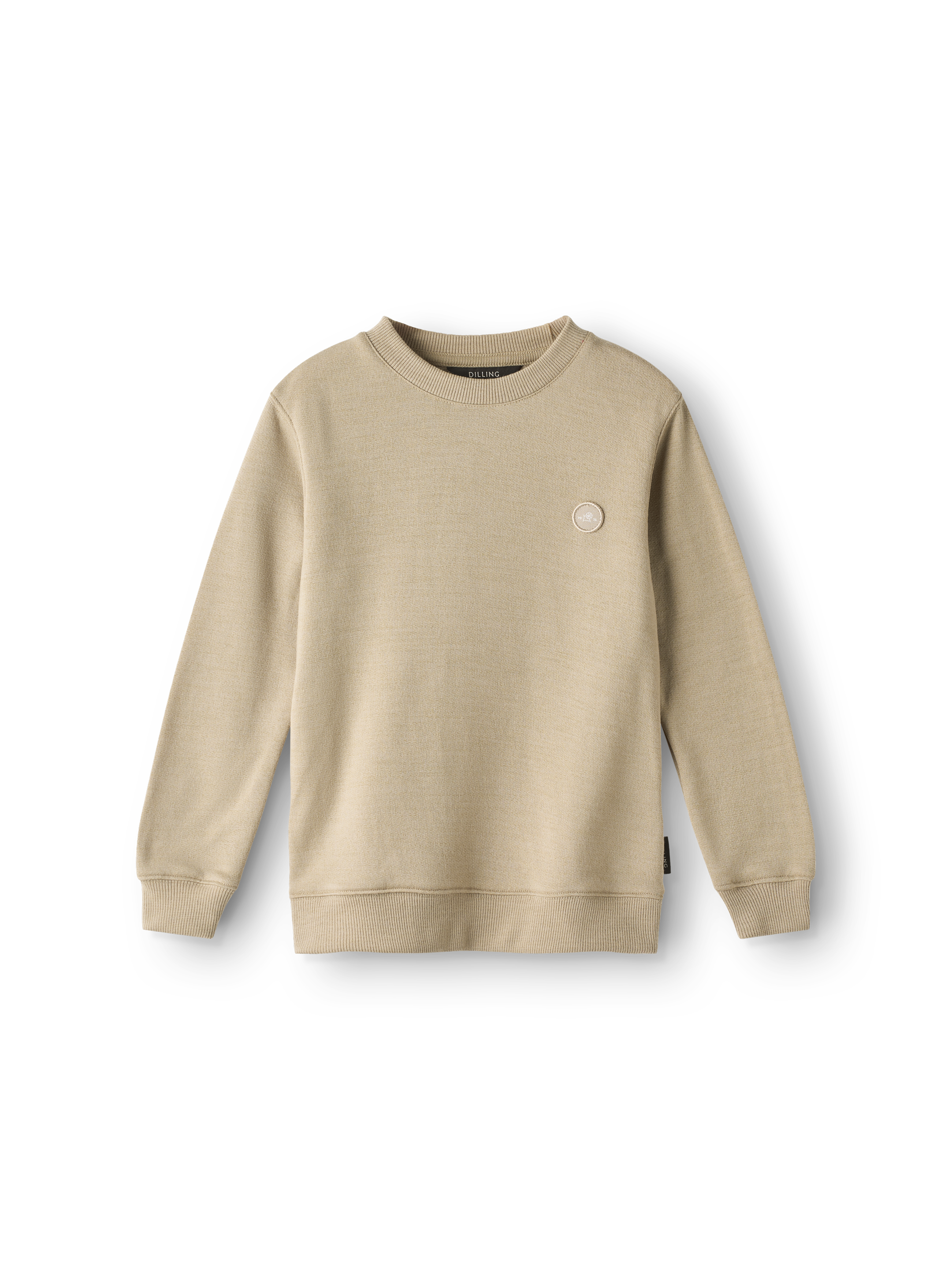 Sweater van merinowol voor kinderen in Beige
