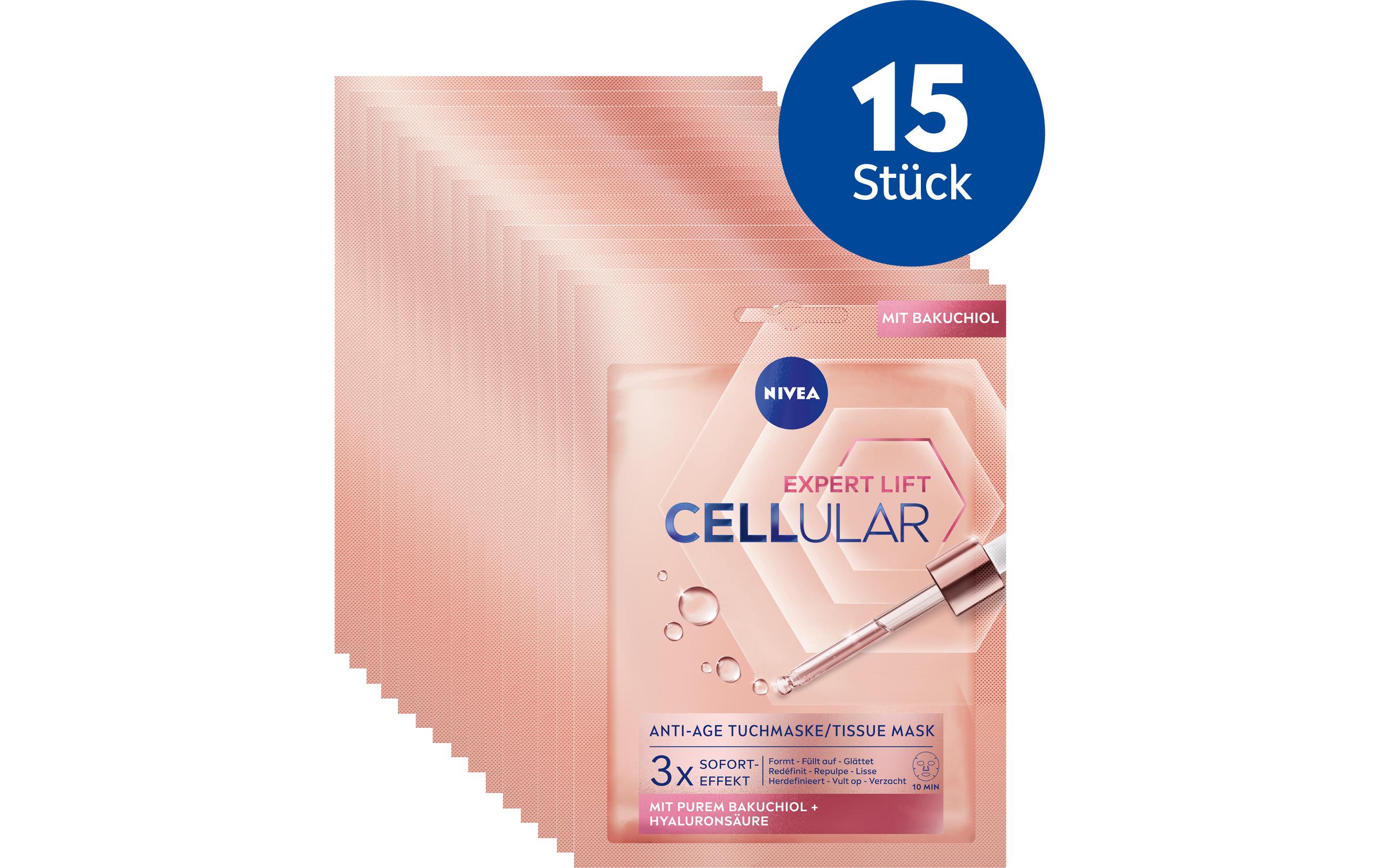 Tuchmaske Cellular Expert Lift 15 StückMaske versorgt die Haut intensiv 24 h mit Feuchtigkeit