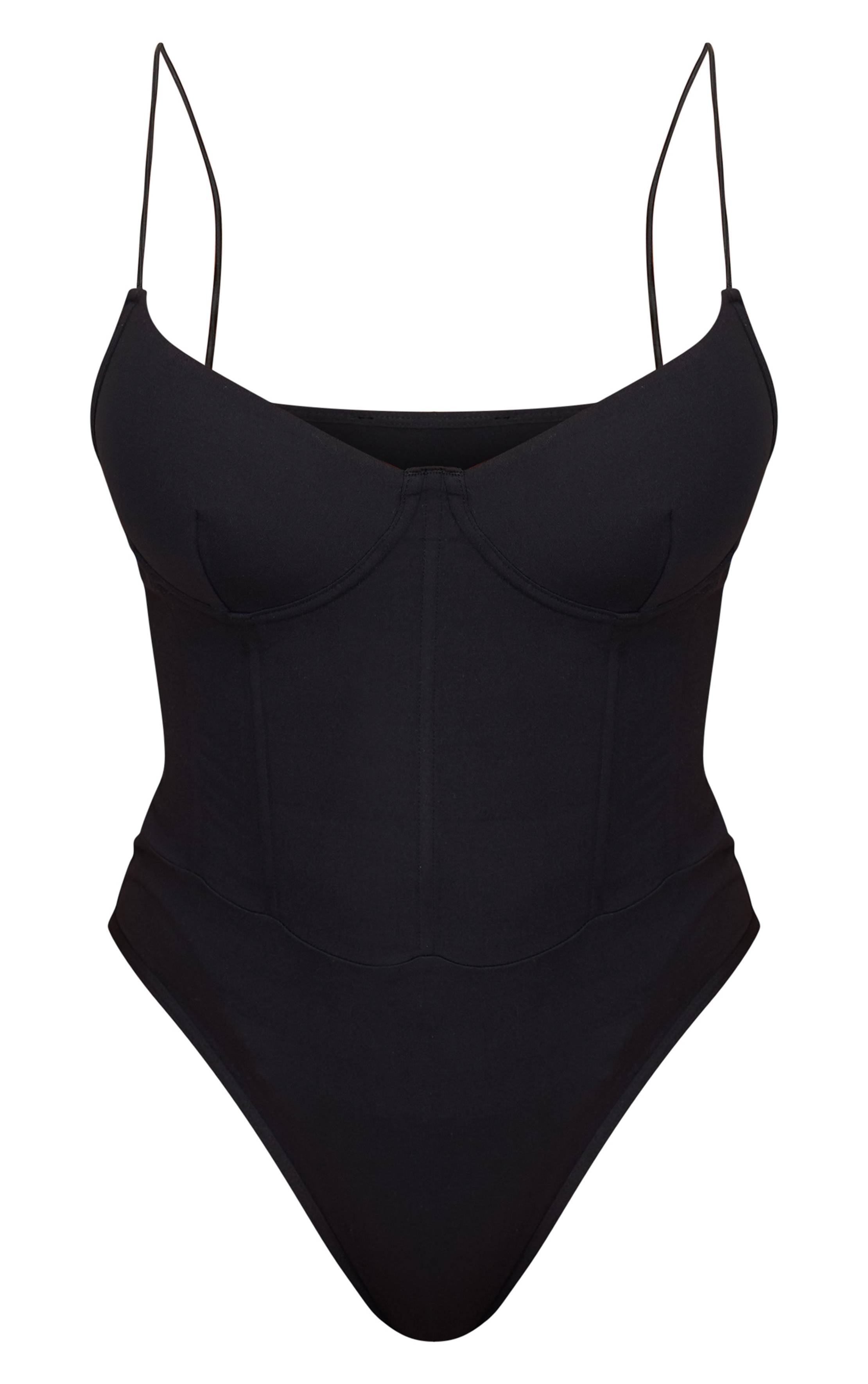 Noir Body Sculptant À Armatures