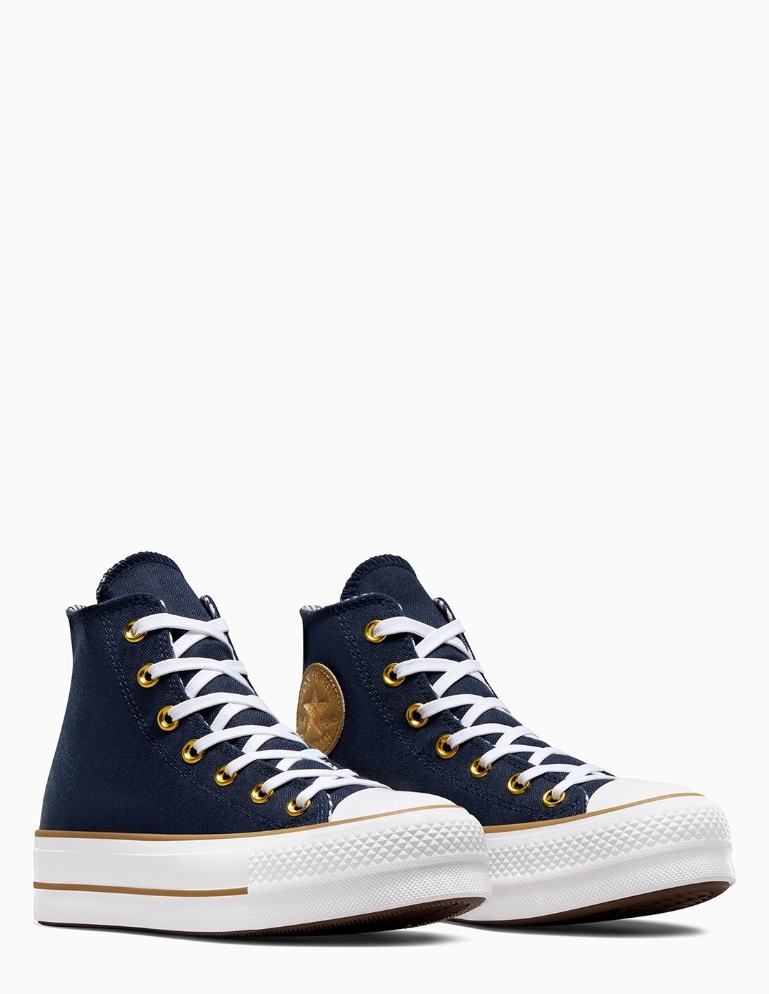 converse Sneakers Compensées Montantes Femme CTAS Lift Hi Obsidian