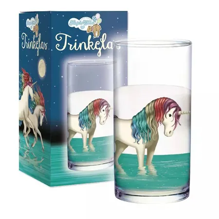 Lutz Mauder TapirElla Trinkglas Einhorn Lunabelle