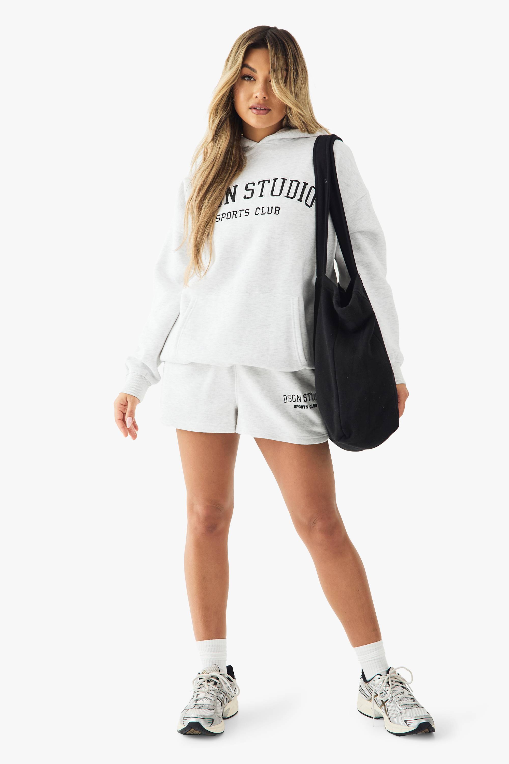 Short De Sport En Molleton Avec Appliqué Dsgn Studio Sports Club