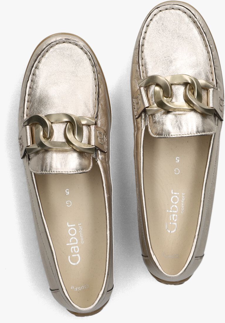 gouden gabor mocassins 444.1