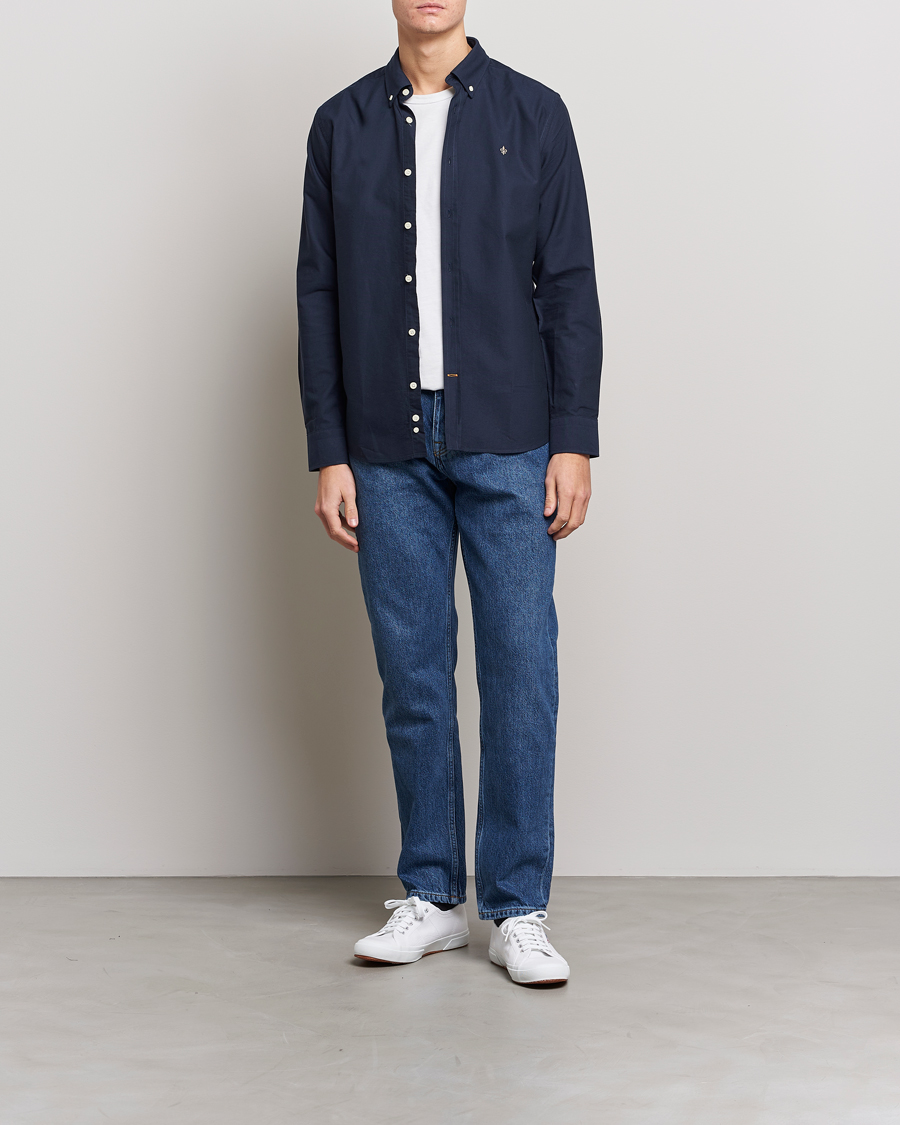 Morris Douglas Oxford Shirt Navy
