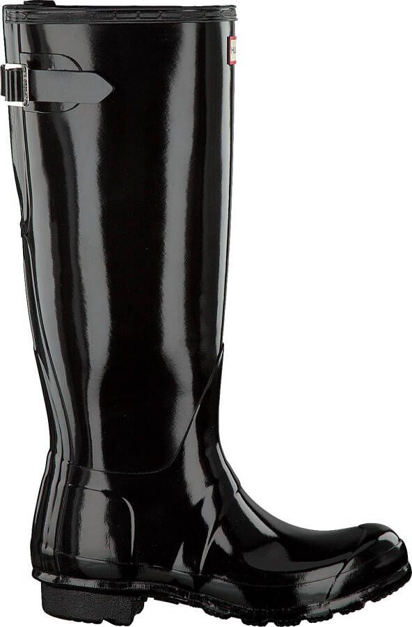 Hunter Boots Women's Original Tall Back Adjustable Boot Rubberlaarzen zwart