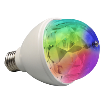 Roterende LED discolamp E27