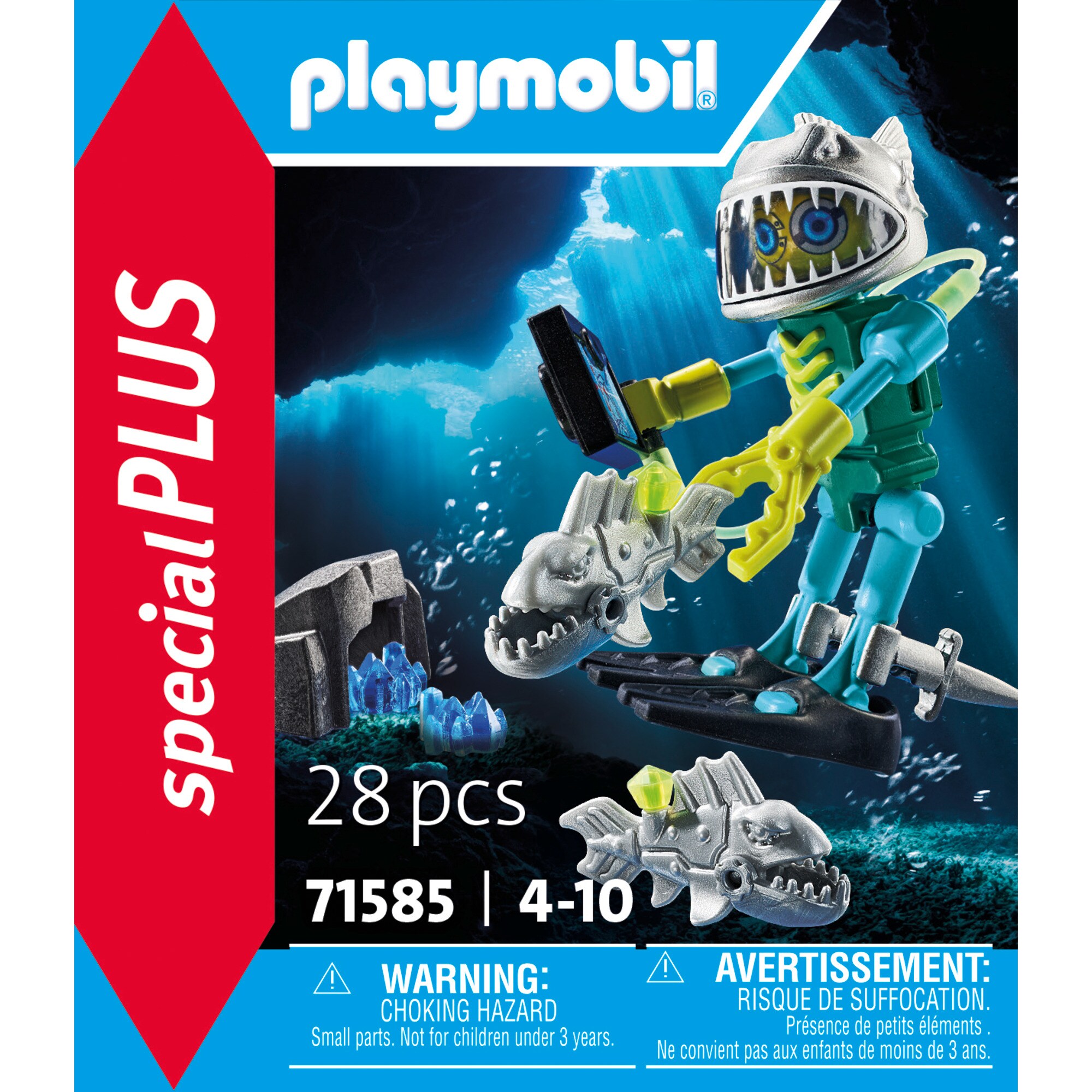 PLAYMOBIL Konstruktionsspielzeug specialPLUS Robotertaucher