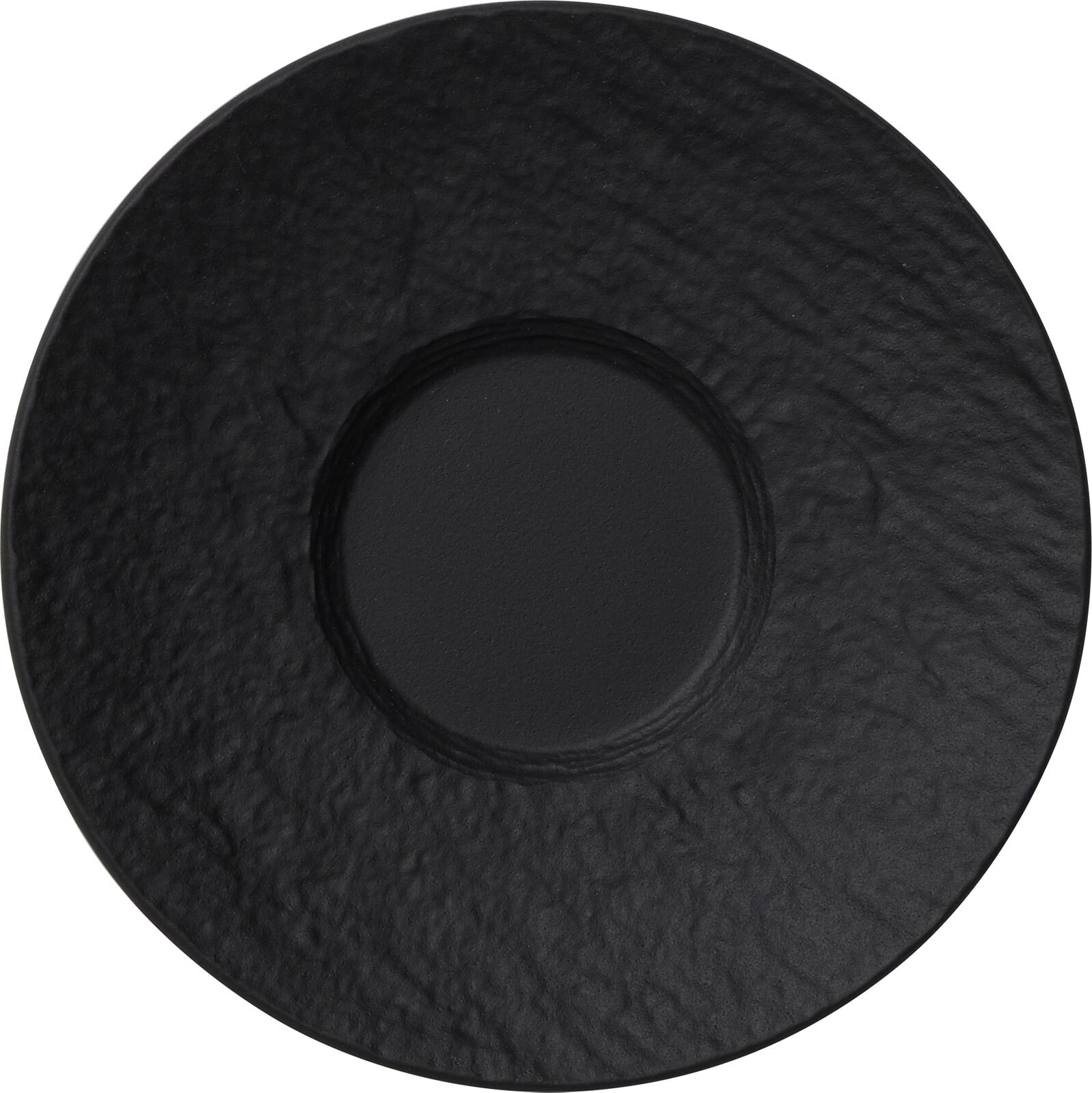 Villeroy & Boch Untertasse MANUFACTURE ROCK 12 cm Porzellan schwarzgrau