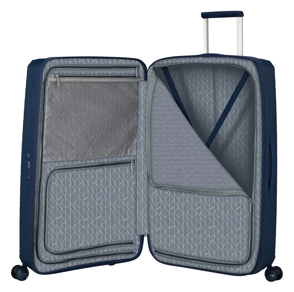 American Tourister Fastforward Spinner 78 EXP Navy Blue