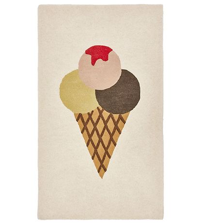 OYOY Gulvt?ppe - 140x80 cm - Ice Cream
