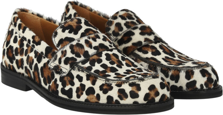 ANGULUS Chunky Penny loafer 3620 leopard
