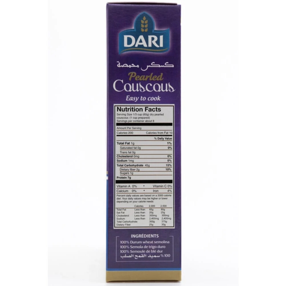 3x Dari Couscous Pearled500 gr