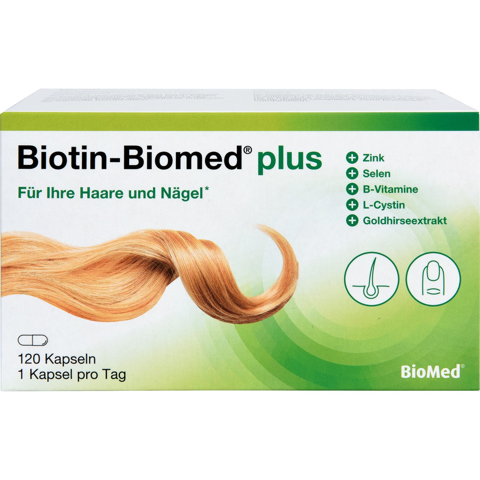 Biotin Biomed plus, 120 Kapseln